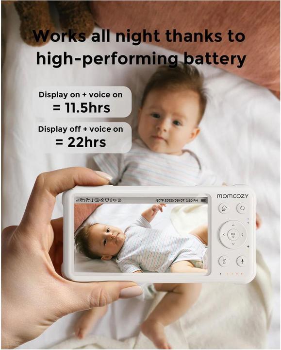 Produktbild Momcozy Babyphone (Babyphone mit Kamera, 300 m)