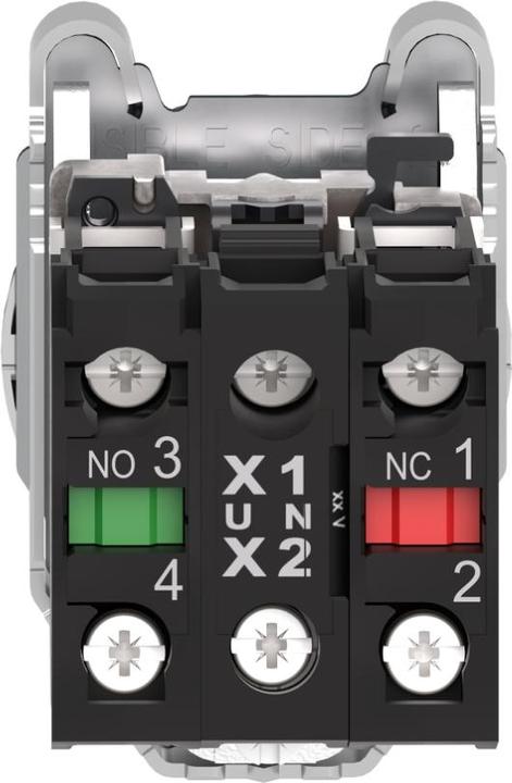 Produktbild Schneider Electric Leuchtwahlschalter komplett XB4F 30mm1S+1OE XB4FK124B5