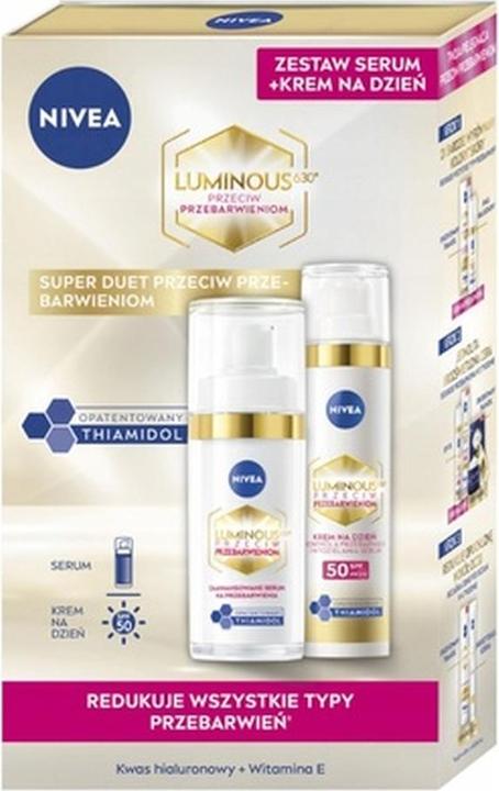 NIVEA Luminous 630 Against Discoloration with Intensive Serum (Day cream, SPF 50)