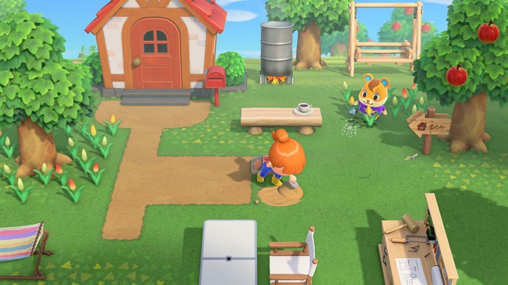 Produktbild Nintendo Switch Lite Animal Crossing: New Horizons Timmy & Tommy Aloha Edition