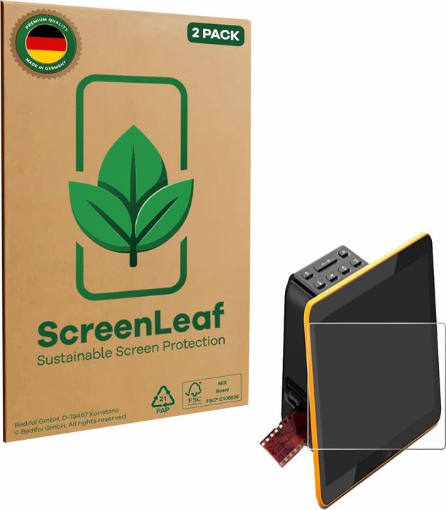 Actual product image ScreenLeaf Screen Protector sustainable Screen Protection, clear, anti-scratch (Screen protector)