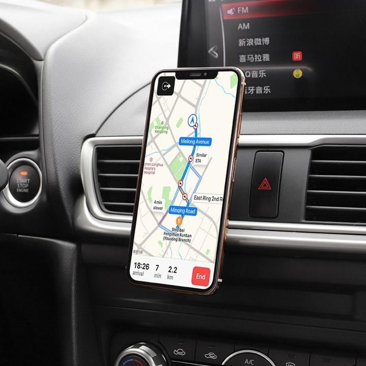 Immagine prodotto Partner Telecom Hoco - Car Holder Metal (CA47) - Magnetic Grip for Air Vent - Black