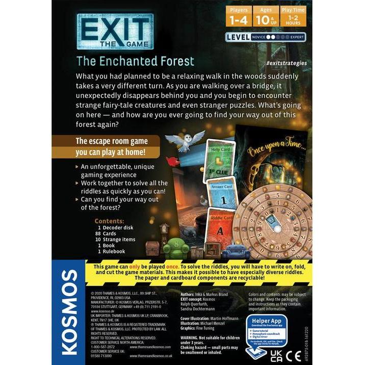 Thumbnail - Thames & Kosmos EXIT: The Enchanted Forest Brettspiel Strategie (Englisch)