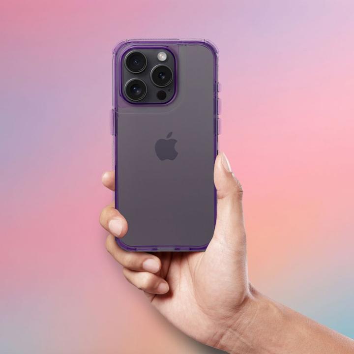 Actual product image OEM Back panel cover MATRIX CLEAR Case for IPHONE 13 Pro light violet (Apple iPhone 13 Pro)