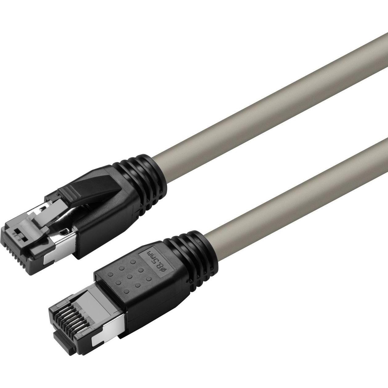 MicroConnect CAT8.1 S/FTP 3m Grey LSZH (S/FTP, CAT8.1, 3 m), Netzwerkkabel
