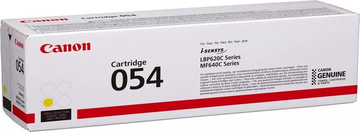 Actual product image Canon 054Y (Y)