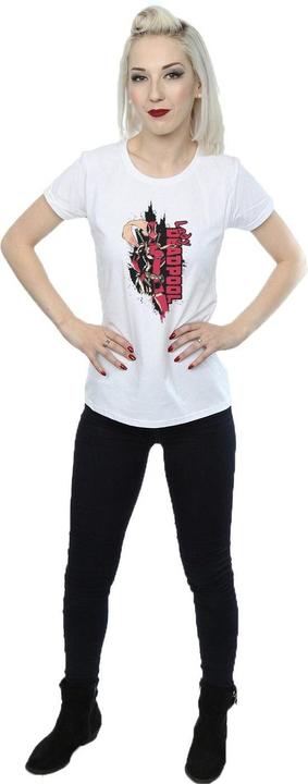 Actual product image Womens/Ladies Deadpool Lady Deadpool Cotton T-Shirt (XL)