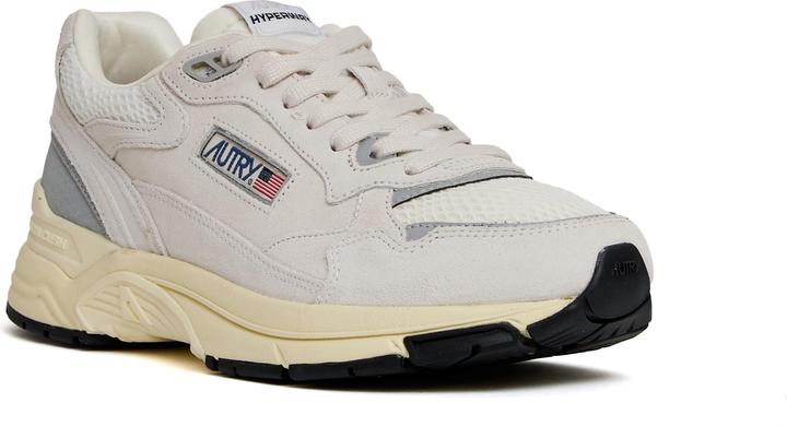 Image du produit Autry Sneakers Hyperway In Mesh E Suede Bianco, Argento (45)