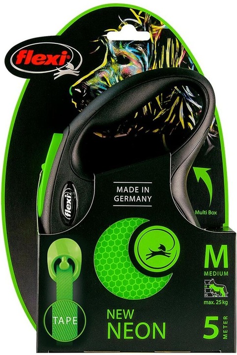 Produktbild Flexi New Neon Gurt (M, Hund, Spazieren)