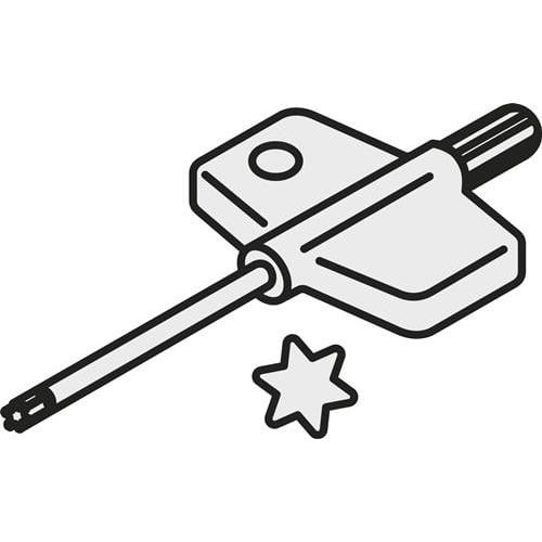 Pramet, Cacciavite, Torx-Schraubendreher ISO SDR T30P Bruttogewicht 675,9g (Pin-torx)