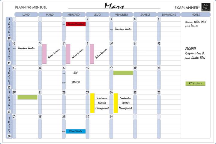 Produktbild Exacompta Magnetplaner