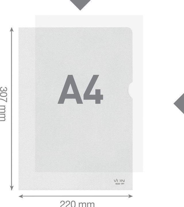 Image du produit von Pochette transparente (A4, 100x)