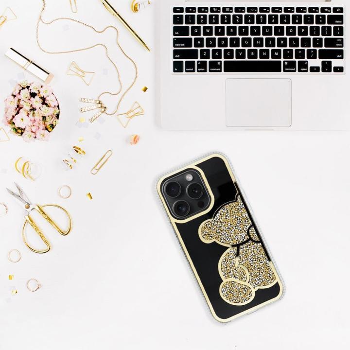 Produktbild OEM Back panel cover TEDDY BEAR Case for IPHONE 17 Pro gold (Apple iPhone 17 Pro)