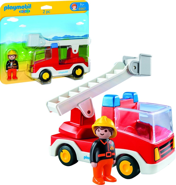 Actual product image Playmobil Fire engine vehicle (6967, Playmobil 1.2.3)