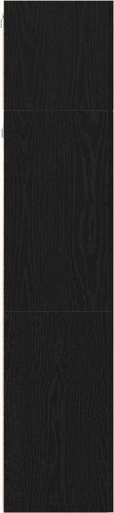 Image du produit vidaXL 3-teiliges Wand-Montage TV-Schrank Set Schwarz Eichenholz Spanplatte (130.50 x 30 x 140 cm)