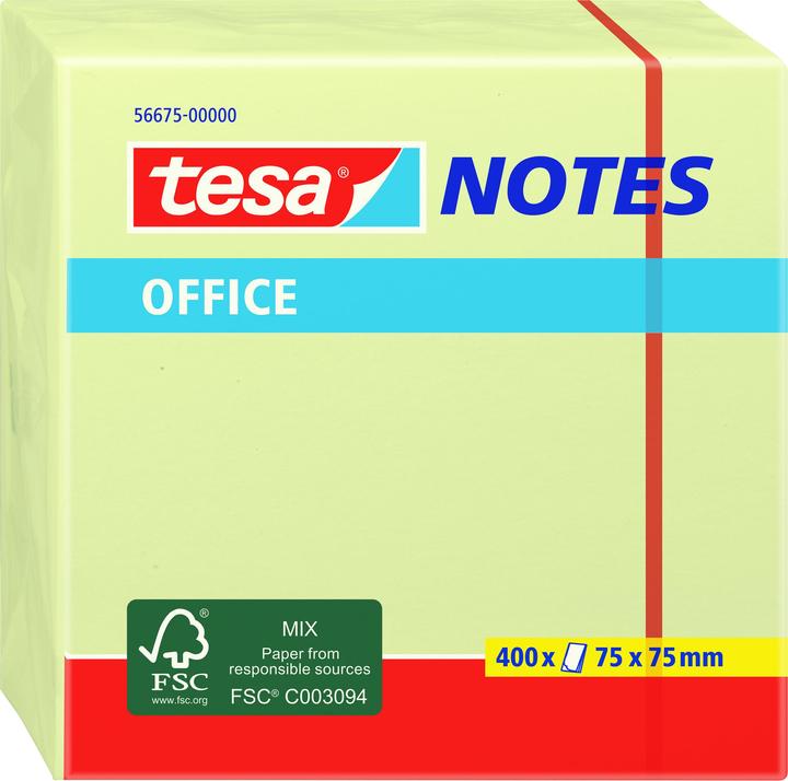 Actual product image tesa Note sheets, sticky notes (75 x 75 mm)