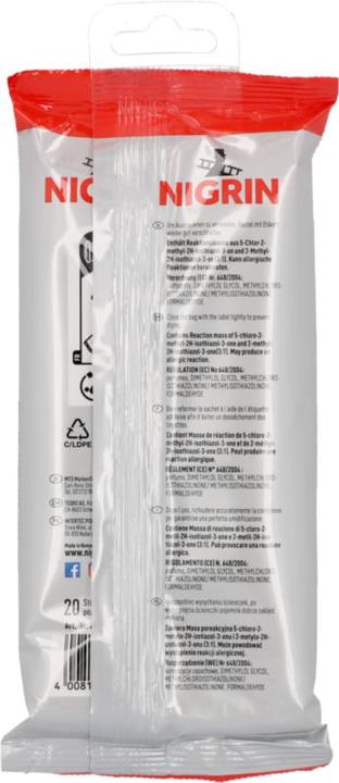 Actual product image Nigrin Windscreen cleaning cloths