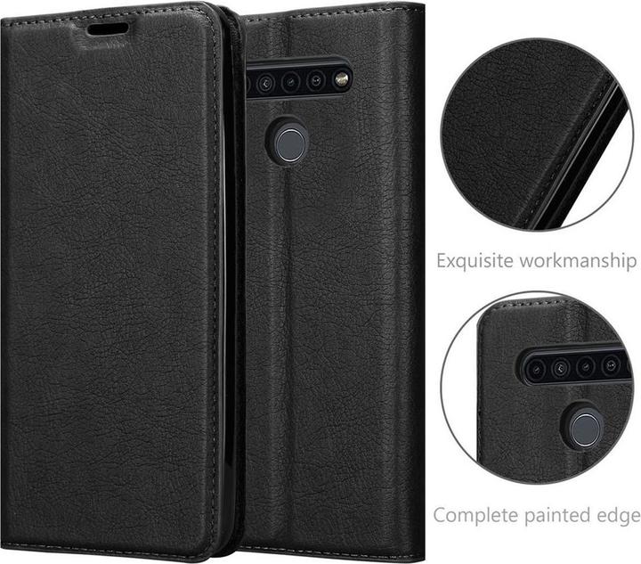 Productafbeelding Cadorabo Boek Onzichtbare Magneethoes (LG KQ51)