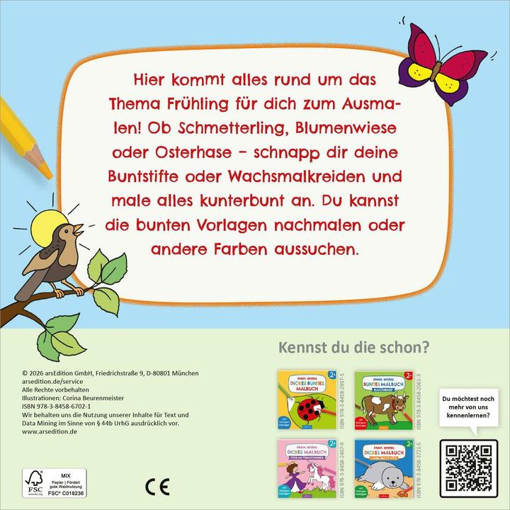 Produktbild Mein erstes dickes Malbuch ab 2 - Frühl