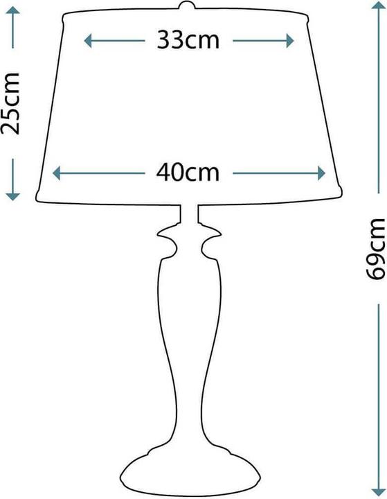 Nutritional values and ingredients Elstead Lighting Stuyvesant table lamp E27 polished nickel (E27)