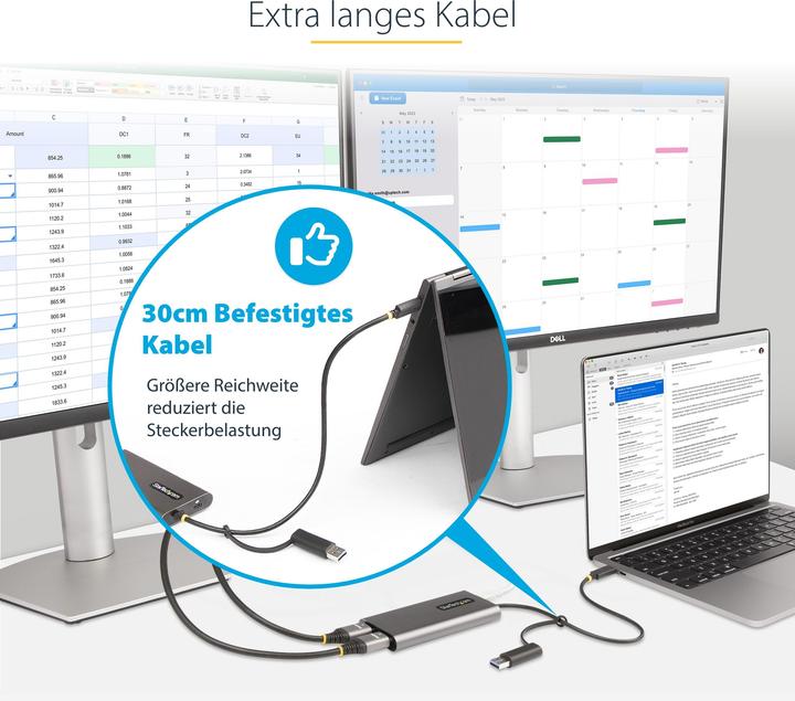 Actual product image StarTech USB-C zu (HDMI, 30 cm)
