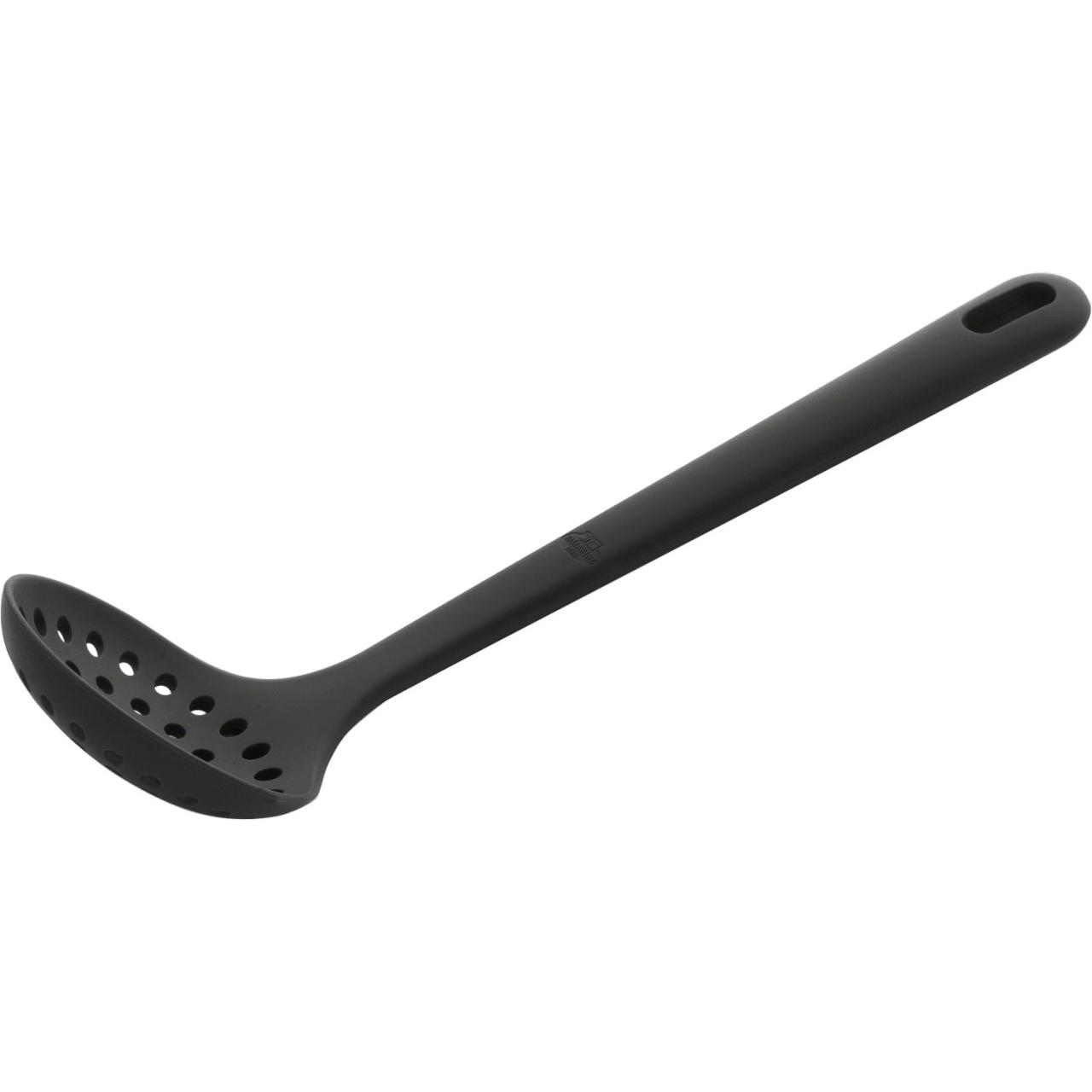 Zwilling Ballarini Silikon Kochlöffel "gelocht", Kochbesteck, Schwarz