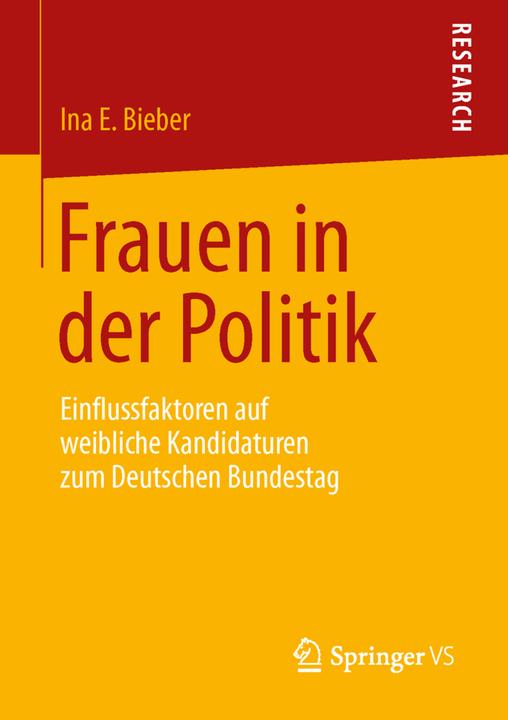 Produktbild Frauen in der Politik (Deutsch, Ina E. Bieber, 2013)