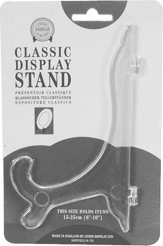 Leeds display Tellerständer transparent 18cm