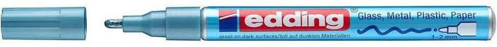 Actual product image Edding Glossy paint marker 751 (Light Blue Metallic, 1 mm, 1 x)