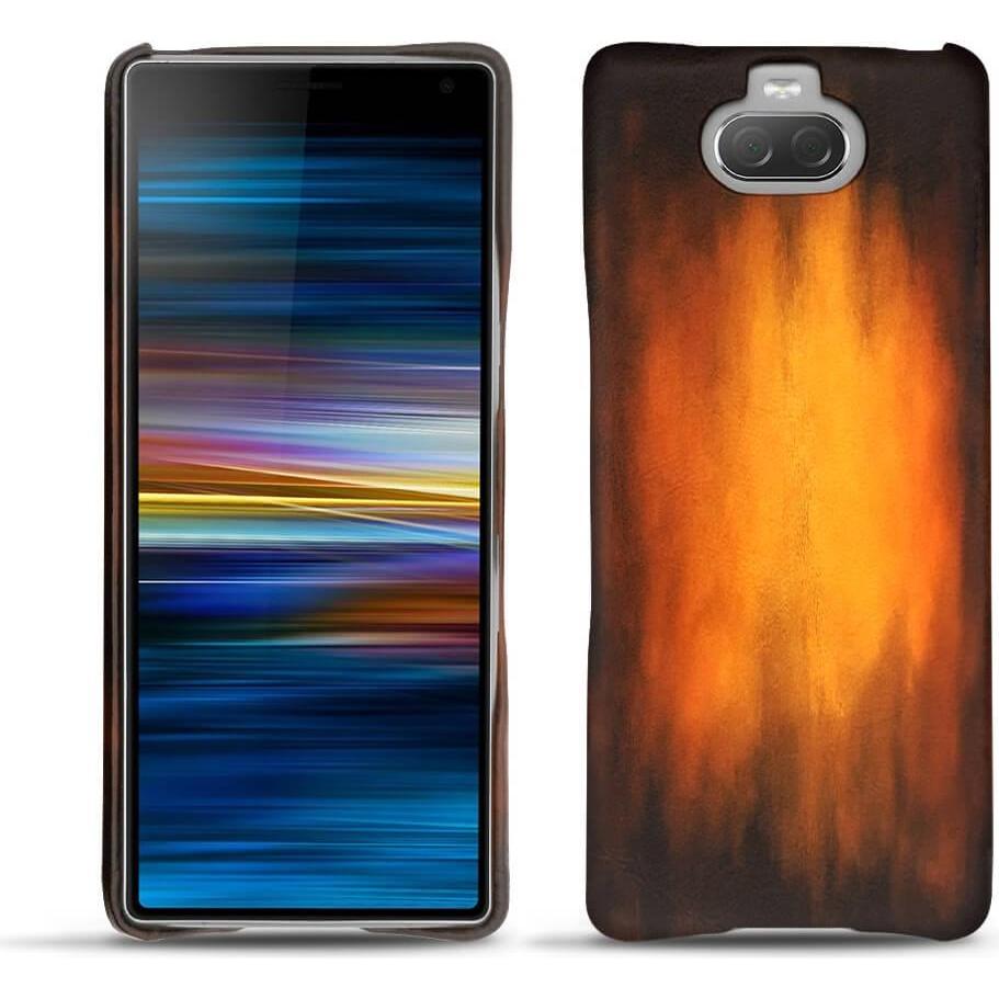 Thumbnail - Noreve Lederschutzhülle (Sony Xperia 10 Plus), Smartphone Hülle, Violett