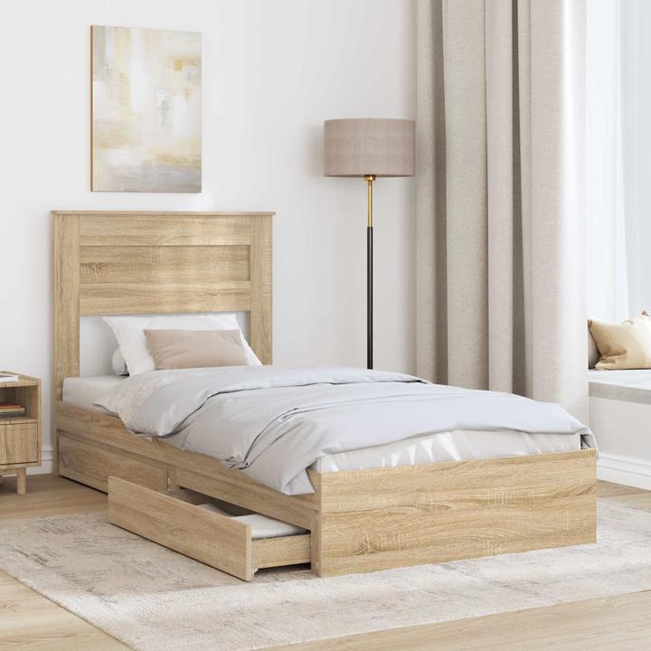 Image du produit vidaXL Moderner Bettrahmen (90 x 200 cm)