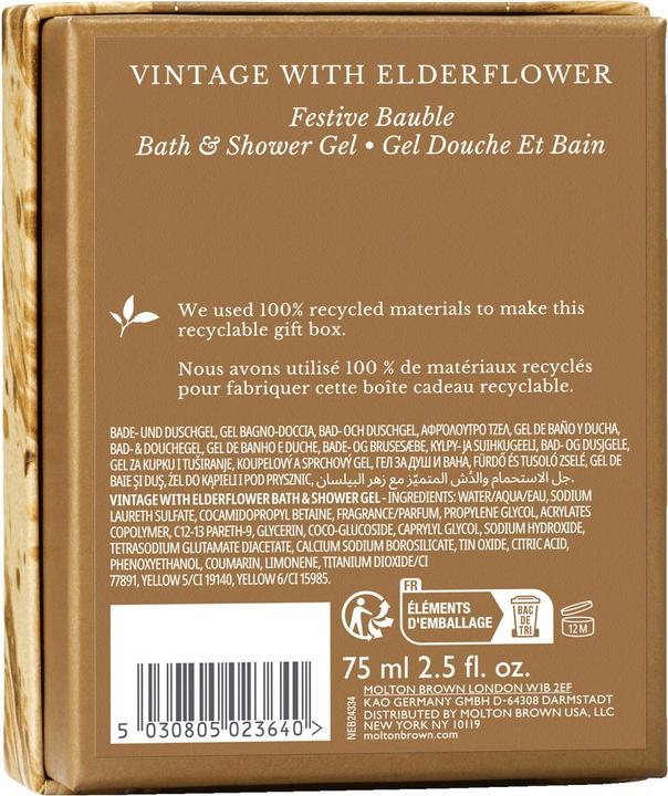 Immagine prodotto Molton Brown Guaina vintage con fiori di sambuco per le feste (75 ml)