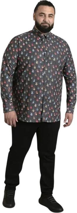 Immagine prodotto DUKE D555 Wakefield Camicia Kingsize Chitarra Uomo (3XL)