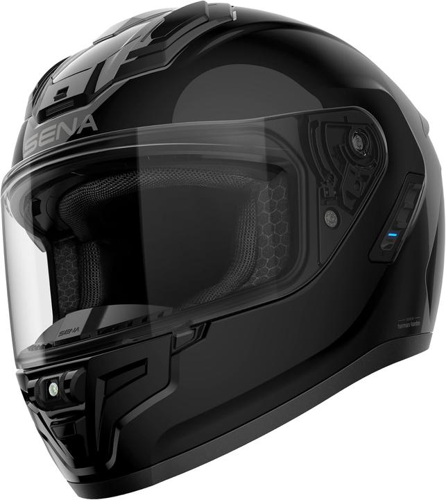 Sena PHANTOM - Smart Motorrad-Integralhelm (ECE22.06) - schwarz glanz (XL)