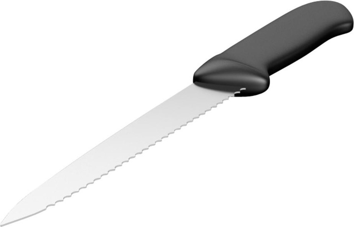 Immagine prodotto Zapp-Zimmermann Coltello con lama seghettata, largo, con protezione magnetica della lama (1 Pezzo/i, Coltello)