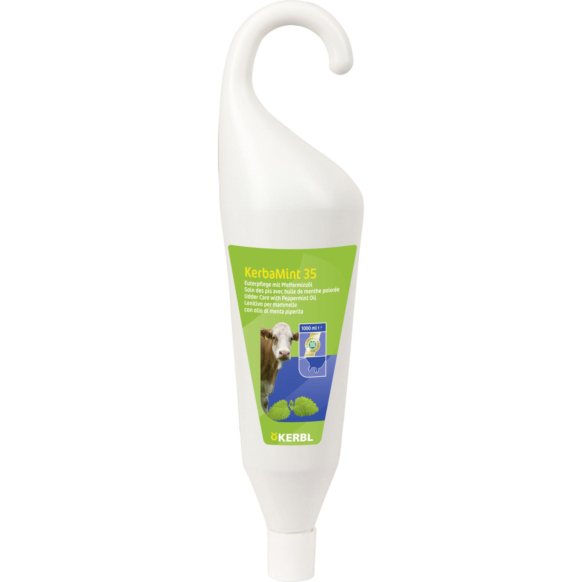 Comparer les prix de Kerbl 15310 Produit de soin de la mamelle KerbaMint 1000ml Bouteille suspendue (Cheval), Hygiène animale