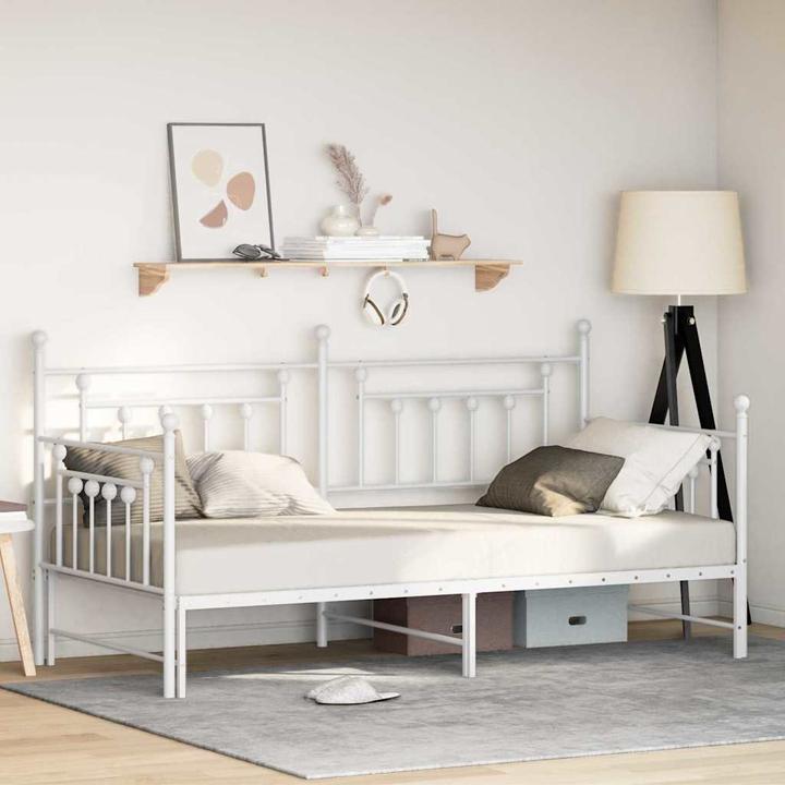 Actual product image vidaXL Metal bed frame (107 x 203 cm)