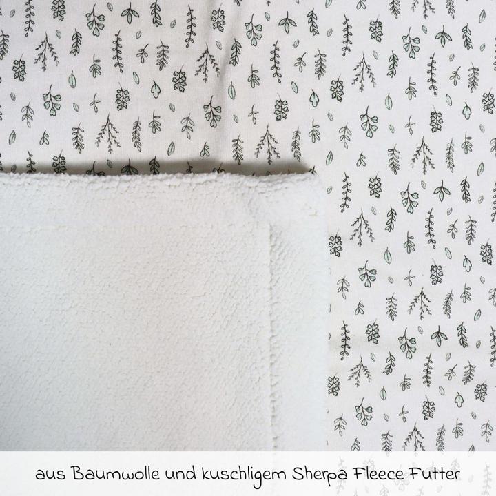 Produktbild Kaiser Baby Kuscheldecken Babydecke Winter Jersey - Leave (75 x 100 cm)