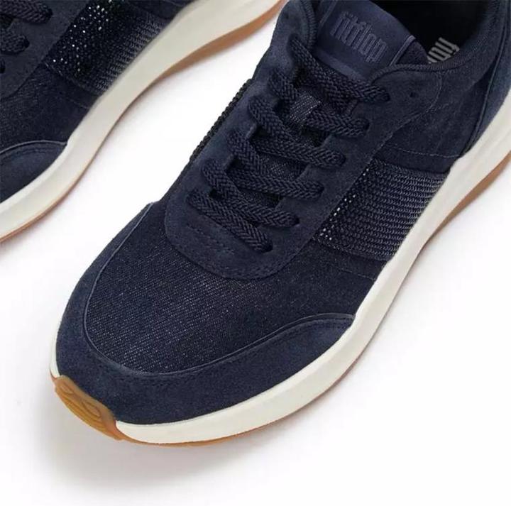 Image du produit Fitflop Baskets F-Mode Flow Crystal Denim Suède (40)
