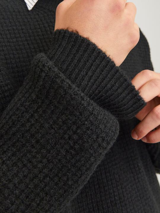 Produktbild Jack & Jones Einfarbig Strickpullover mit Rundhals Strickpullover mit Rundhals (XS)