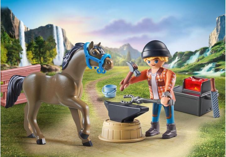 Image du produit Playmobil Hufschmied Ben & Achilles (71357, Playmobil Chevaux de la cascade)