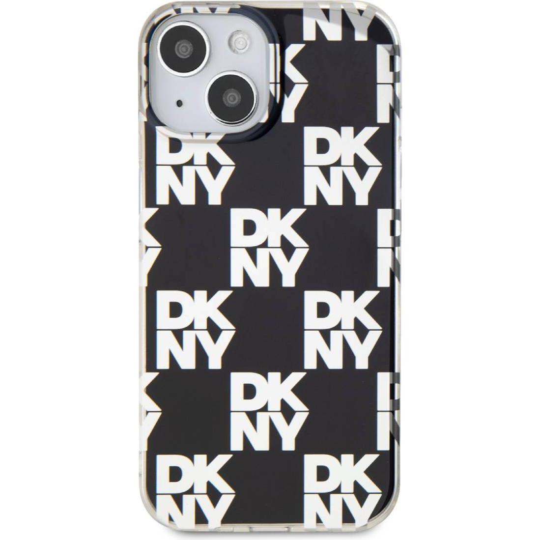Thumbnail - DKNY PC/TPU Checkered Pattern Case for iPhone 14 Black (Apple iPhone 14), Smartphone Hülle, Weiss