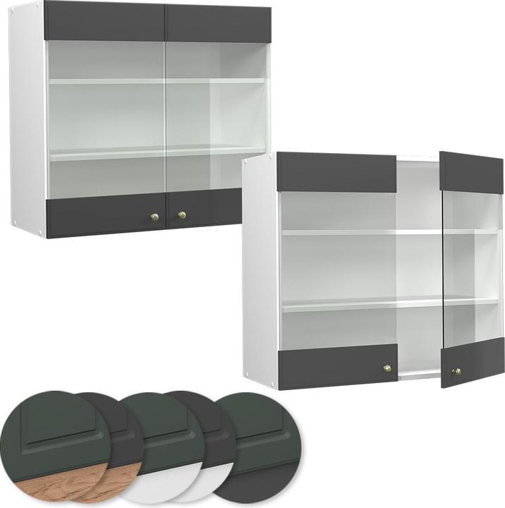 Produktbild Vicco Küchenglasschrank Fame-Line (80 x 34.10 x 72 cm)