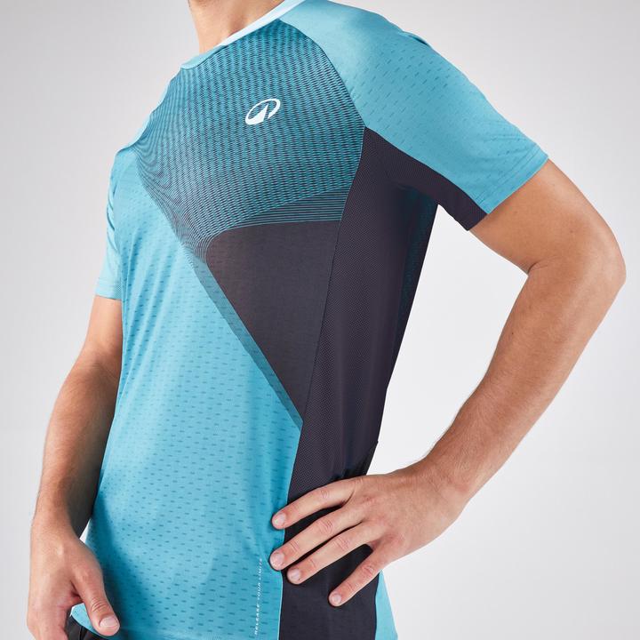 Immagine prodotto Kuikma Herren Padel T-Shirt technisch - 900 blau/schwarz (S)