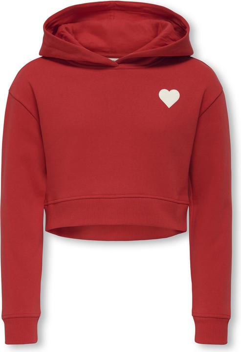 Immagine prodotto Only Normal geschnitten Rundhals Gerippte Ärmelbündchen Tief angesetzte Schulter Sweatshirt Sweatshirt (146, 152)