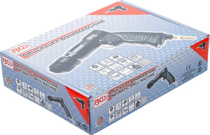 Produktbild BGS Druckluft-Bohrmaschine mit 10 mm Schnellspann-Bohrfutter