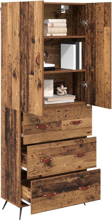 Produktbild vidaXL Highboard Schrank (69.50 x 34 x 180 cm)