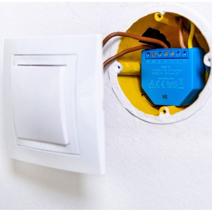Immagine prodotto Shelly Attuatore interruttore WLAN 1L relè WiFi