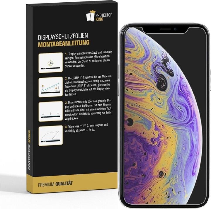 Produktbild Protectorking 2x Premium Displayschutzfolie Matt Entspiegelt (2 Stk., Apple iPhone XS Max)