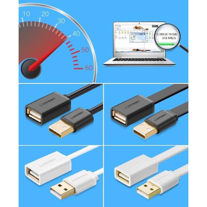 Produktbild Ugreen USB A — USB A (2 m, USB 2.0)